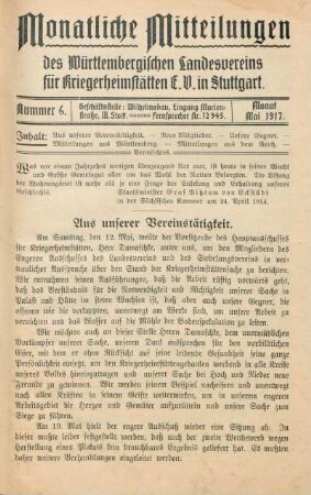 6.1917: Krieger-Heimstätten