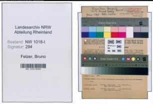 Entnazifizierung Bruno Felzer , geb. 31.03.1908 (Ingenieur)