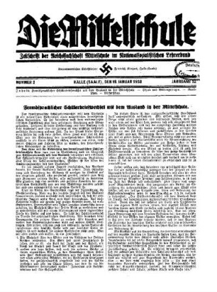 Fremdsprachlicher Schülerbriefwechsel mit dem Ausland in der Mittelschule