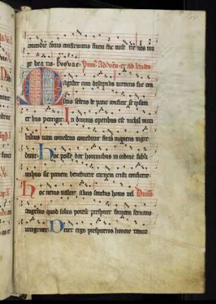 Zierinitiale: M(agister cum discipulus)