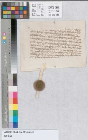 Prokuratorium seitens des Erzbischofs Friedrich und Zitation des Erzbischofs Cuno nach Ehrenbreitstein. d. 1373 Mathaei crast.