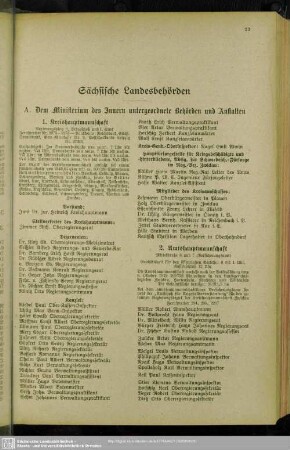 Sächsische Landesbehörden
