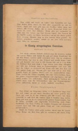 In Essig eingelegtes Gemüse.