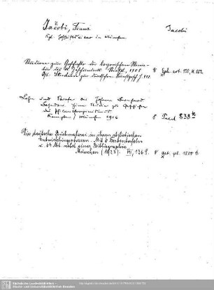 Jacobi, Franz