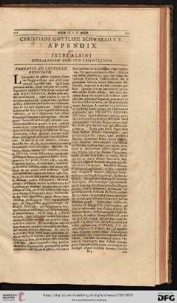 Praefatio ad lectorem benevolum