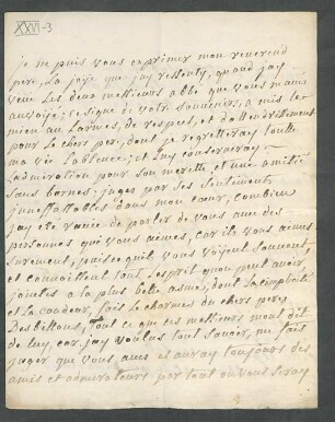 [Brief von Marquise d'Albert an François-Joseph Terrasse Desbillons]
