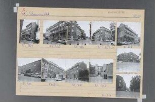Straßenansichten. Berlin, Mitte, Rückerstraße/Gormannstraße/Rosenthaler Straße