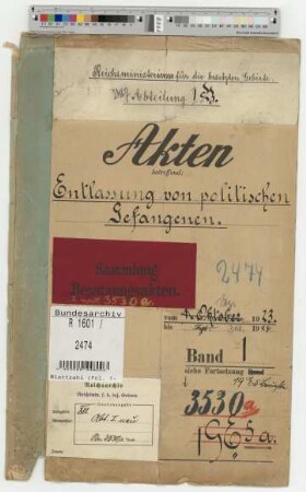 Entlassung von politischen Gefangenen