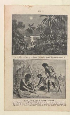 [Fig. 51-52. Hafen von Apia auf der Samoa-Insel Upolu und Australier]