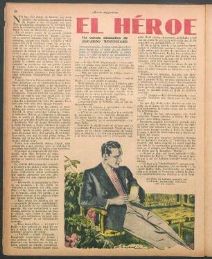 El héroe ignorado : Un cuento dramático de Eduardo Woodward