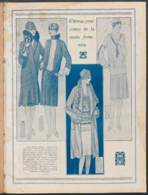 Últimas creaciones de la moda femenina