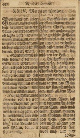 XXIV. Morgen-Lieder