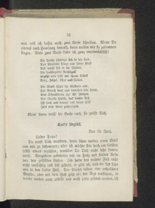 Karl's Unglück.