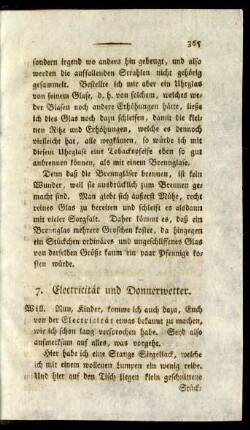 7. Electricität und Donnerwetter
