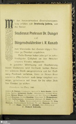 [Würdigung]