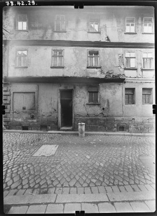 Schmalkalden, Stumpfelsgasse. Wohnhaus. Straßenfront (Teilansicht)
