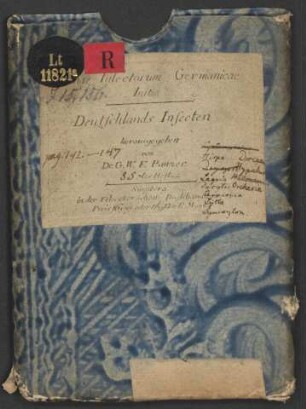 Deutschlands Insecten ... 85tes Heft.