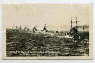 Deutsche Torpedoboote auf hoher See