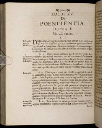 Locus XIV. De Poenitentia.