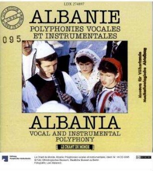 Albanie. Polyphonies vocales et instrumentales