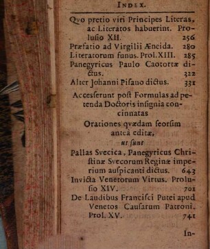 Prolusiones, epistolae et ad petenda Doctoris insignia formulae