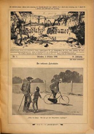 Radfahr-Humor. 10,[1]. 1896/97