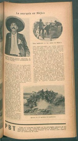 La anarquía en Méjico