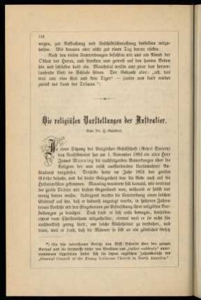 114-120, Die religiösen Vorstellungen der Australier