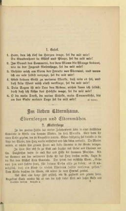 Im lieben Elternhaus