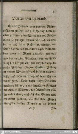 Dritter Gerichtsstand