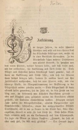 Aufklärung.