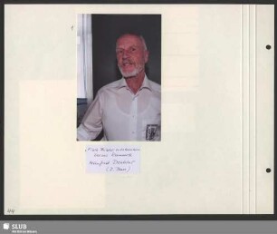 Sänger und Fotograf für den Chor