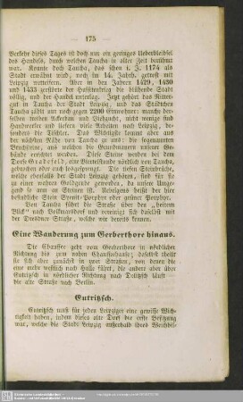 Eine Wanderung zum Gerberthore hinaus
