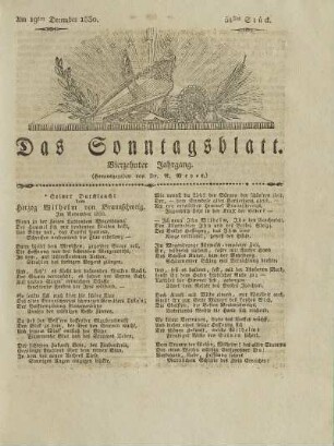 51, 1830: Stück