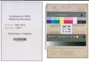 Entnazifizierung Friedrich Schormann , geb. 26.05.1916 (Kaufm.-Angest.)