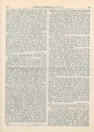 426-427 [Rezension] Brunner, Emil, Das Gebot und die Ordnungen