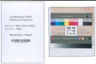 Entnazifizierung Hubert Neuenhaus , geb. 00.00.0000 (Kassenleiter)