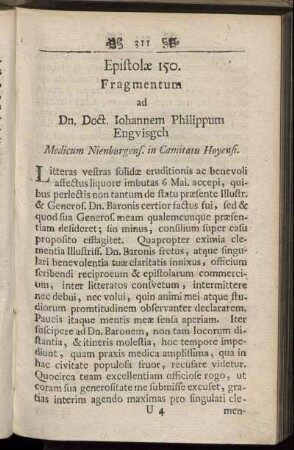 Epistolæ 150. - Epistolæ 170.
