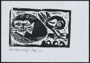 Katze und Vogel