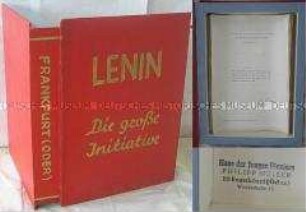 Kassette mit Bericht vom Lenin-Aufgebot
