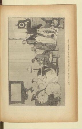 Lecture dans un salon romantique. (Tableau d'Eugène Lami.)