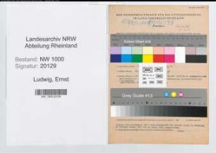 Entnazifizierung Ernst Ludwig, geb. 28.06.1897 (Heizungsbauer)