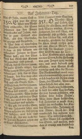 XIV. Auf Johannis-Tag.