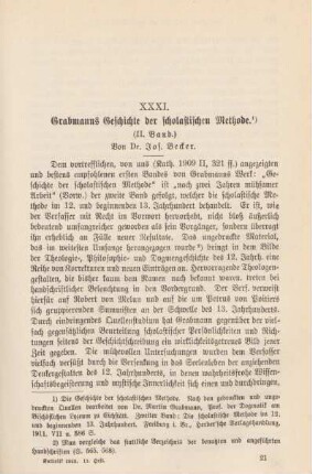 309-323 Grabmanns Geschichte der scholastischen Methode