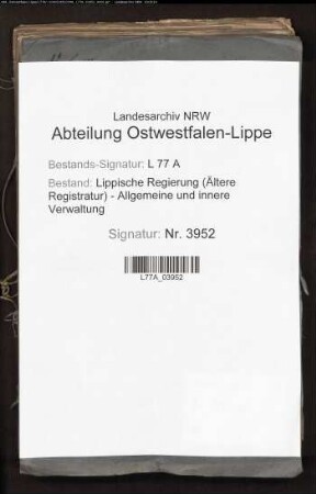 Einschränkung der Holzabgaben aus dem Langenholzhauser Holz, Bd. 3