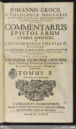 2: Ad Colossenses, & Thessalonicenses