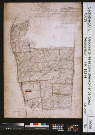 Frisch Glück, Steinkohlenwerk, Oberhohndorf, Baue auf dem 2-elligen Pechkohlenflöz (mit Nachbringungen)