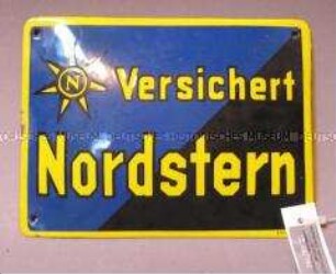 Werbeschild Versicherung "Nordstern"