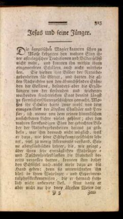 Jesus und seine Jünger