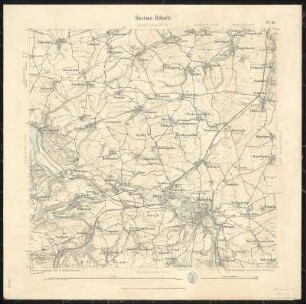 Äquidistantenkarte 46 : Section Döbeln, 1888 : Section Döbeln. - 1:25000. - Leipzig: Giesecke & Devrient, 1888. - 1 Kt.